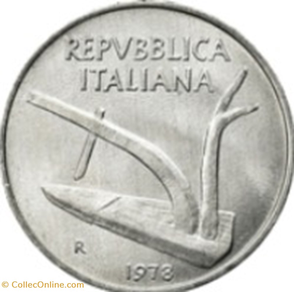 10 Lires Italie 1975 monnaies monde 10 lires italie 1975