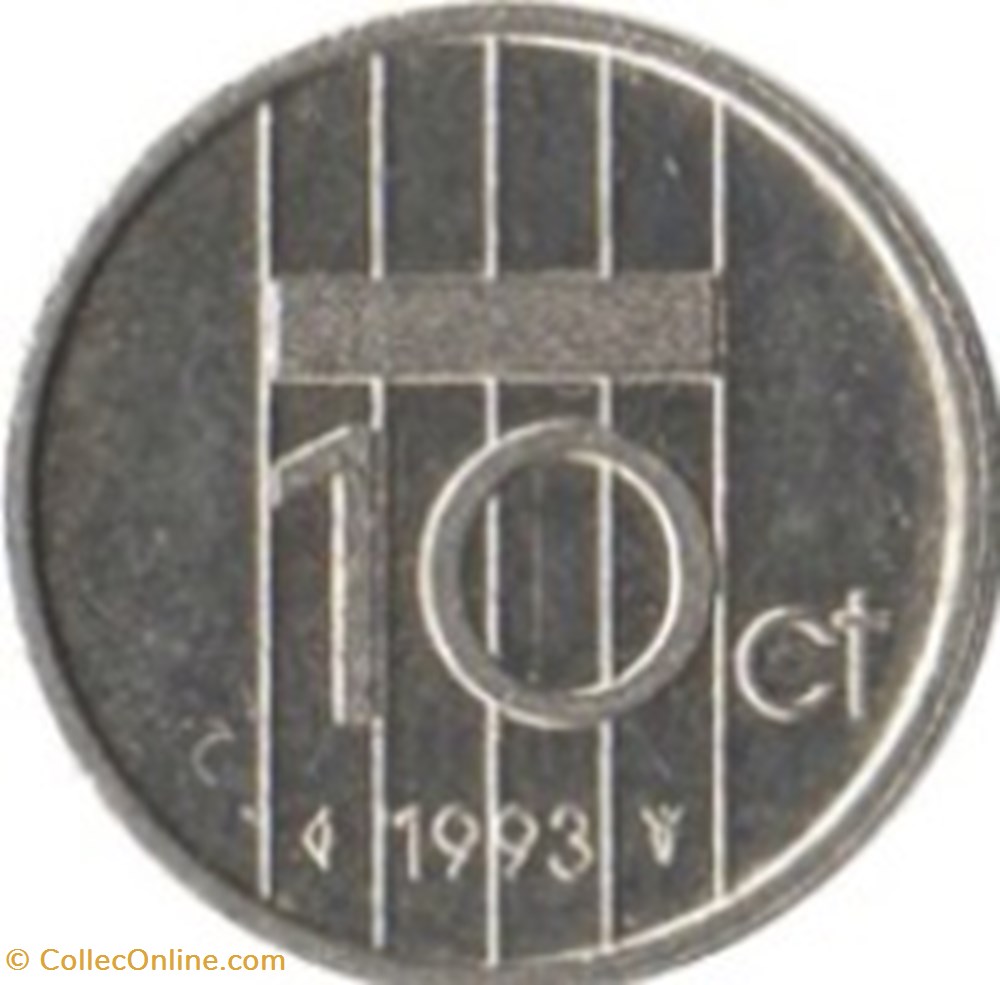 monnaies monde 10 cent pays bas 1994