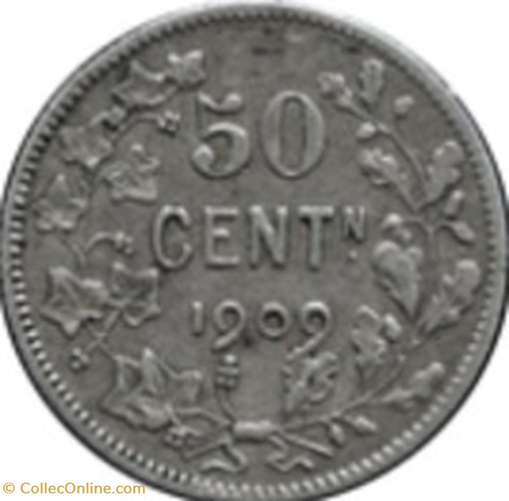 50 Centimes Léopold II 1907 monnaies monde belgique 50 centimes leopold ii 1907
