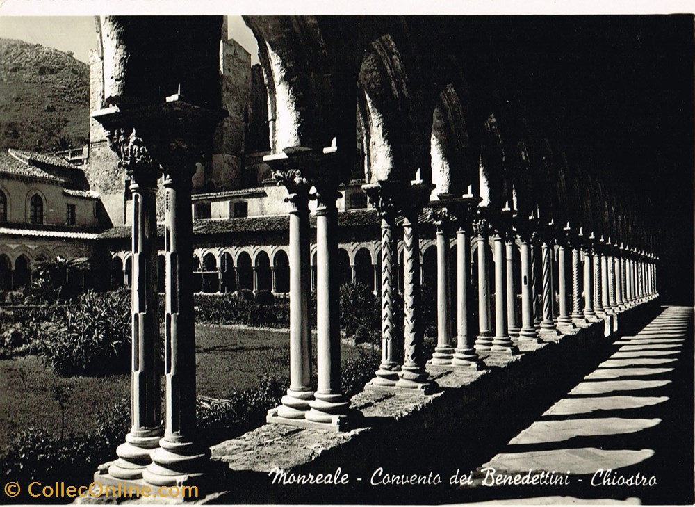 Italie-Monréale-Couvent des Bénédictins cartes postales italie monreale couvent des benedictins