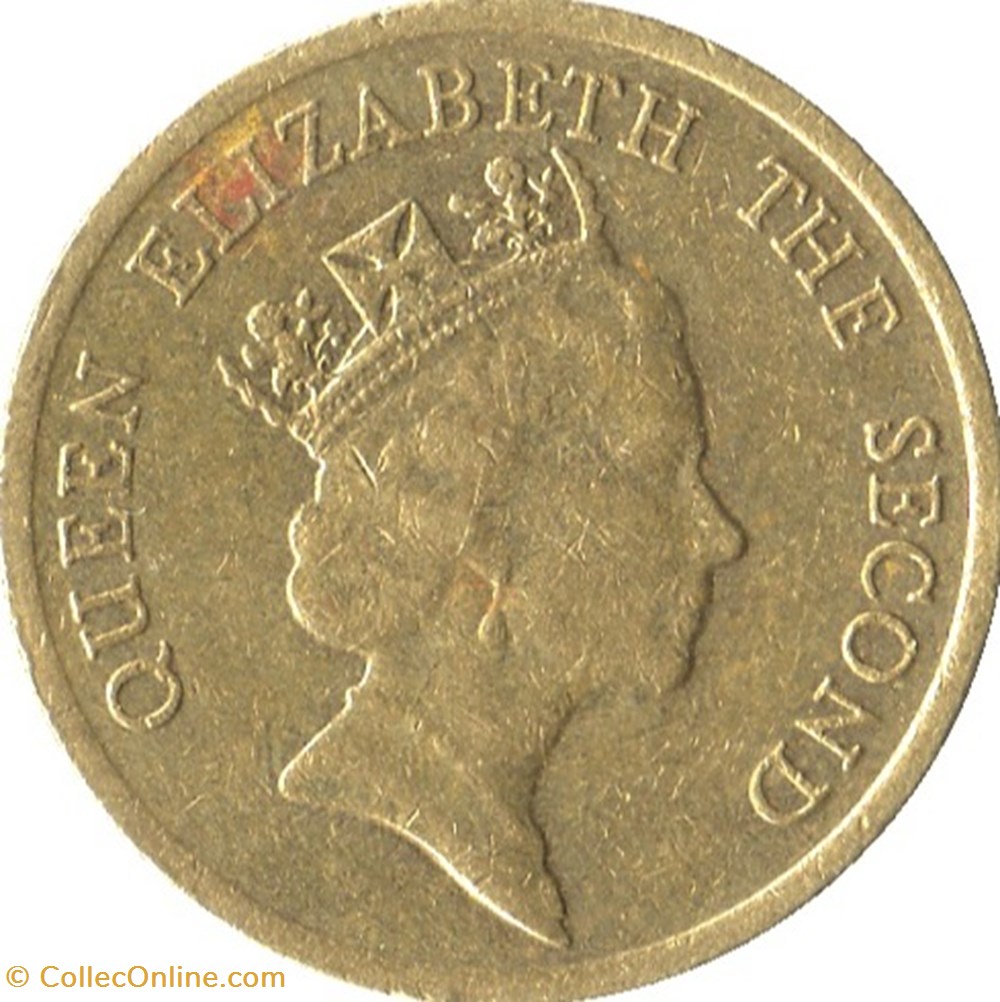 10 Cent Hong Kong 1990 monnaies monde 10 cent hong kong 1990