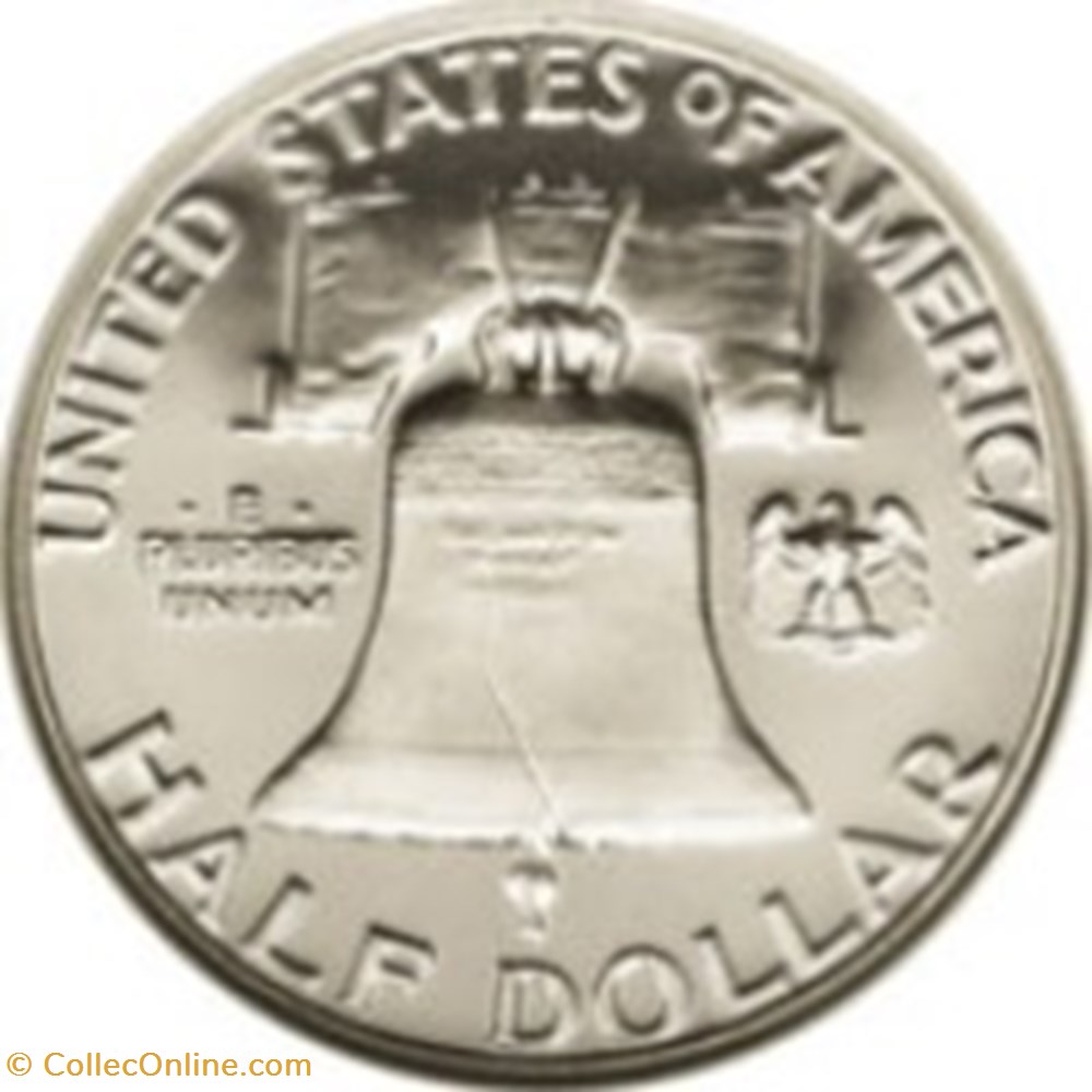 ½ dollar "Franklin Half Dollar" Etats-Unis 1963 D monnaies monde dollar franklin half dollar etats unis 1963 d