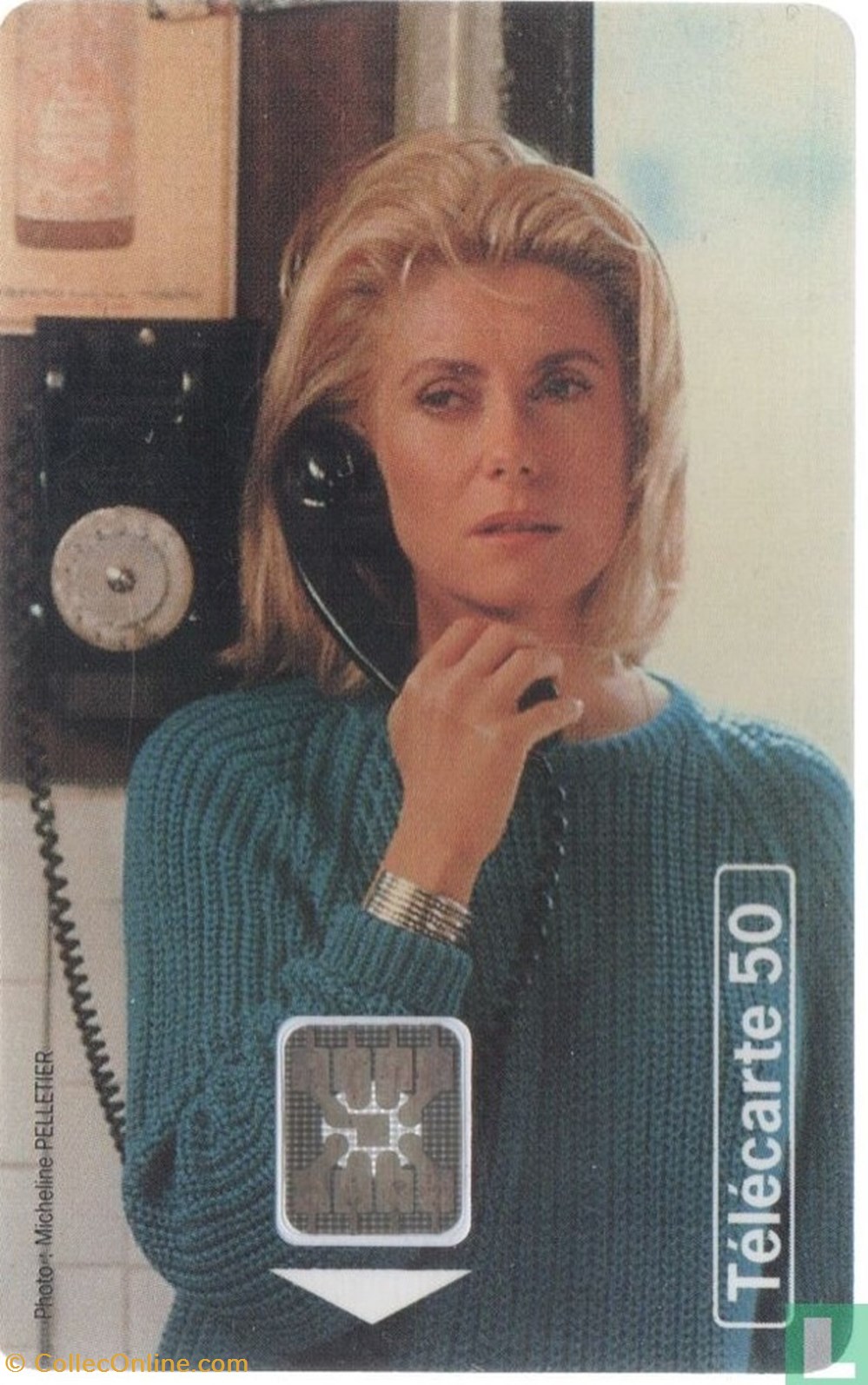 divers telecartes cartes telephoniques france catherine deneuve schlumberger 05an