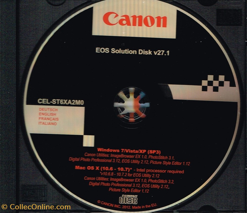 Canon-EOS Solution disk v27.1 informatique logiciels canon eos solution disk v27 1