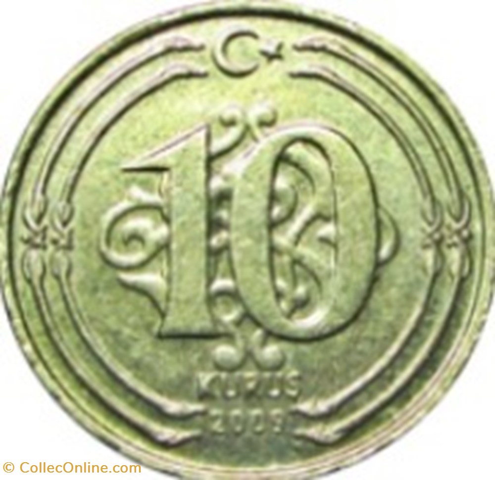 10 kuruş Turquie 2015 monnaies monde 10 kurus turquie 2015
