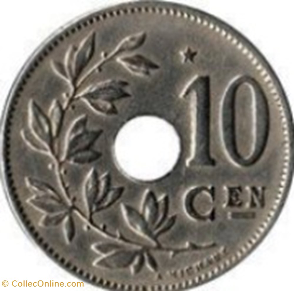 10 Centimes Belgique 1930 avec étoile monnaies monde 10 centimes belgique 1930 avec etoile
