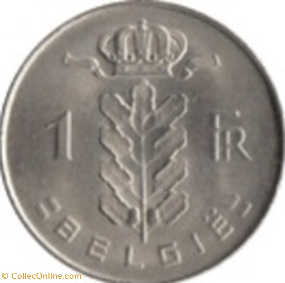 monnaies monde 1 franc belgique neerlandais 1971