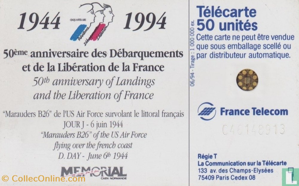 divers telecartes cartes telephoniques france marauders b26 schlumberger 05an