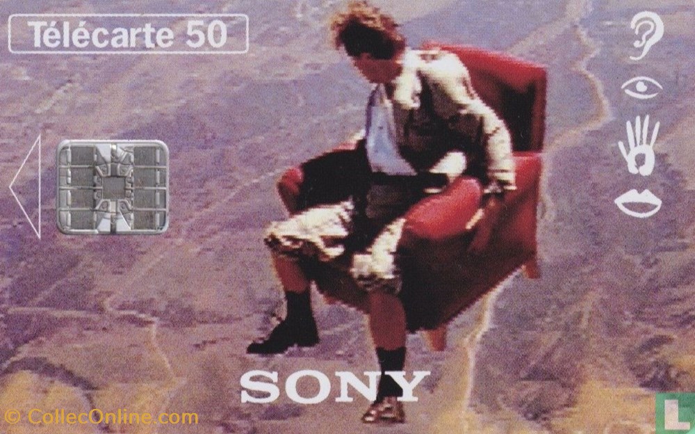 divers telecartes cartes telephoniques france sony super trinitron wide schlumberger 07 1 1992