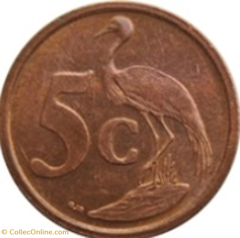 5 cents en tswana - AFORIKA BORWA Afrique du Sud 2005 monnaies monde 5 cents en tswana aforika borwa afrique du sud 2005