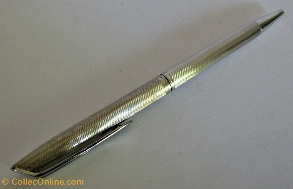 Waterman stylo bille plaqué argent divers crayons stylos waterman stylo bille plaque argent