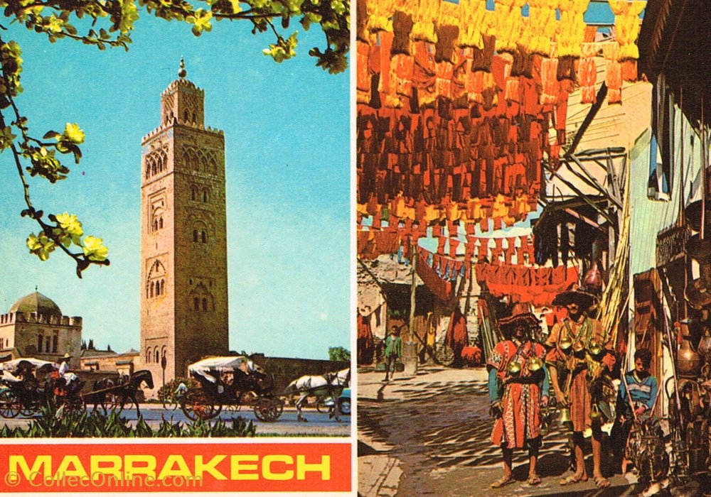 Maroc-Marrakech-La Koutoubia cartes postales maroc marrakech la koutoubia