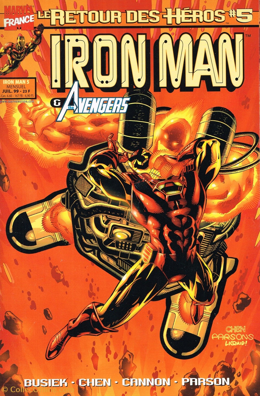 Le retour des héros N°5 livres bd revues comics le retour des heros n 5