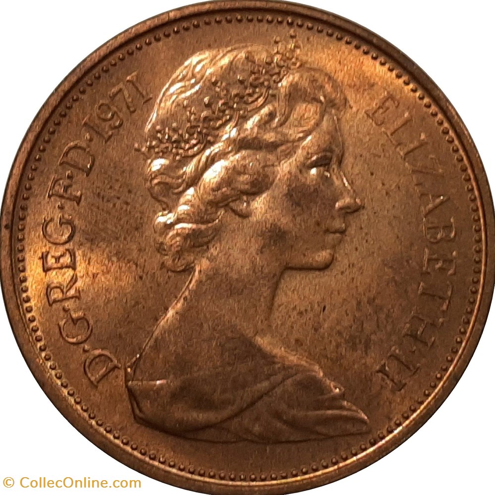 1 Penny Angleterre Elizabeth II 1975 monnaies monde royaume uni 1 penny angleterre elizabeth ii 1975