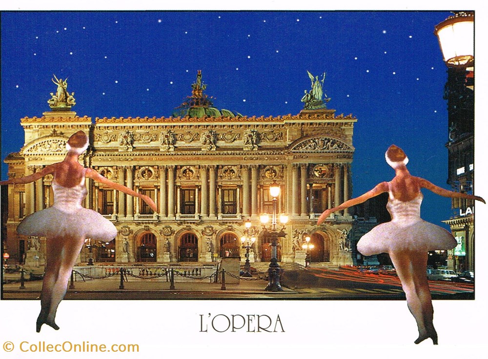 cartes postales france paris l opera