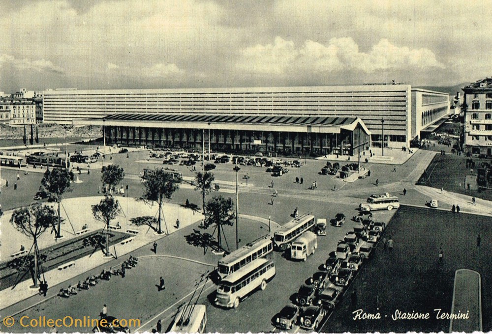 Italie-Rome-Place de la Gare cartes postales italie rome place de la gare