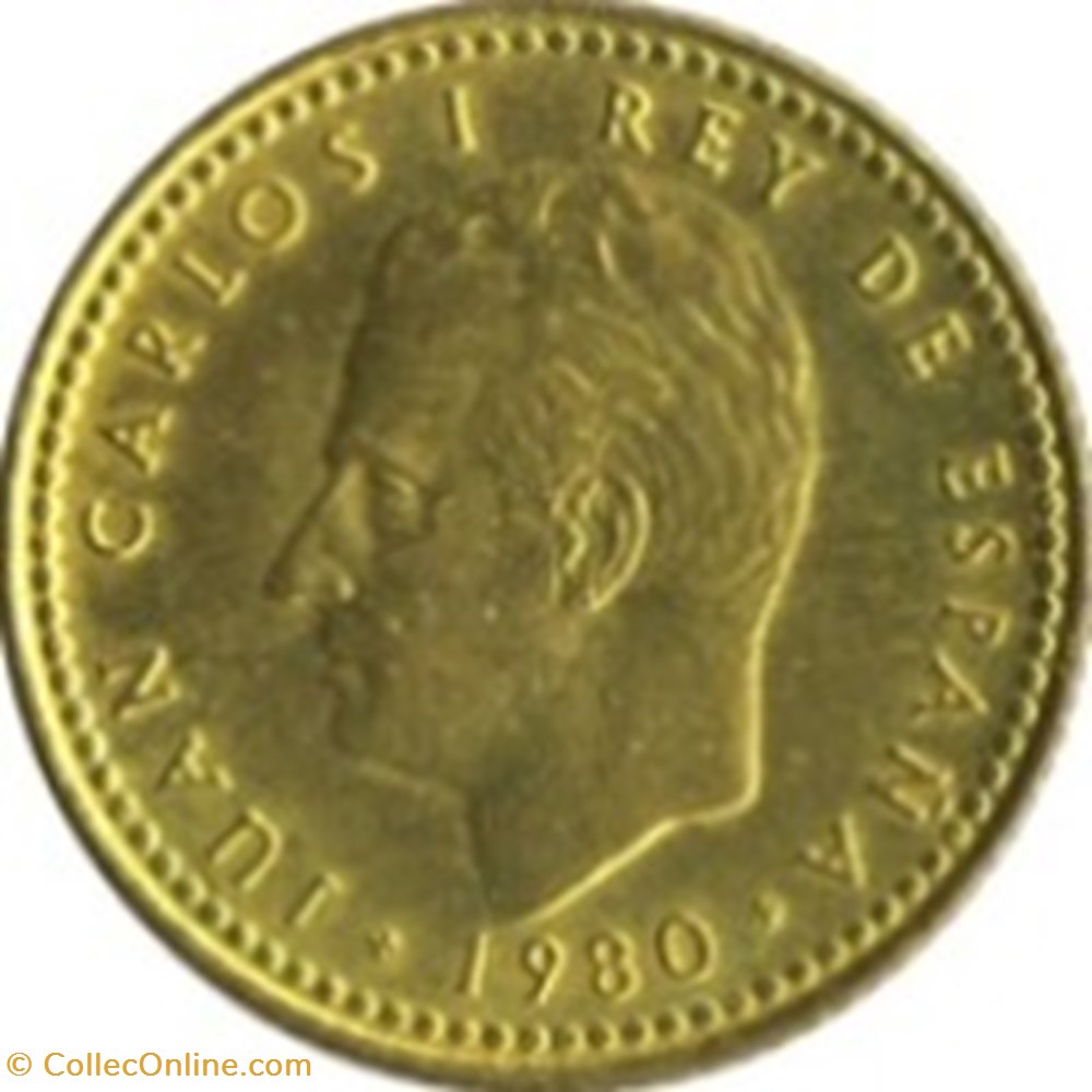 1 peseta España 82 Espagne 1980 (80) monnaies monde 1 peseta espana 82 espagne 1980 80