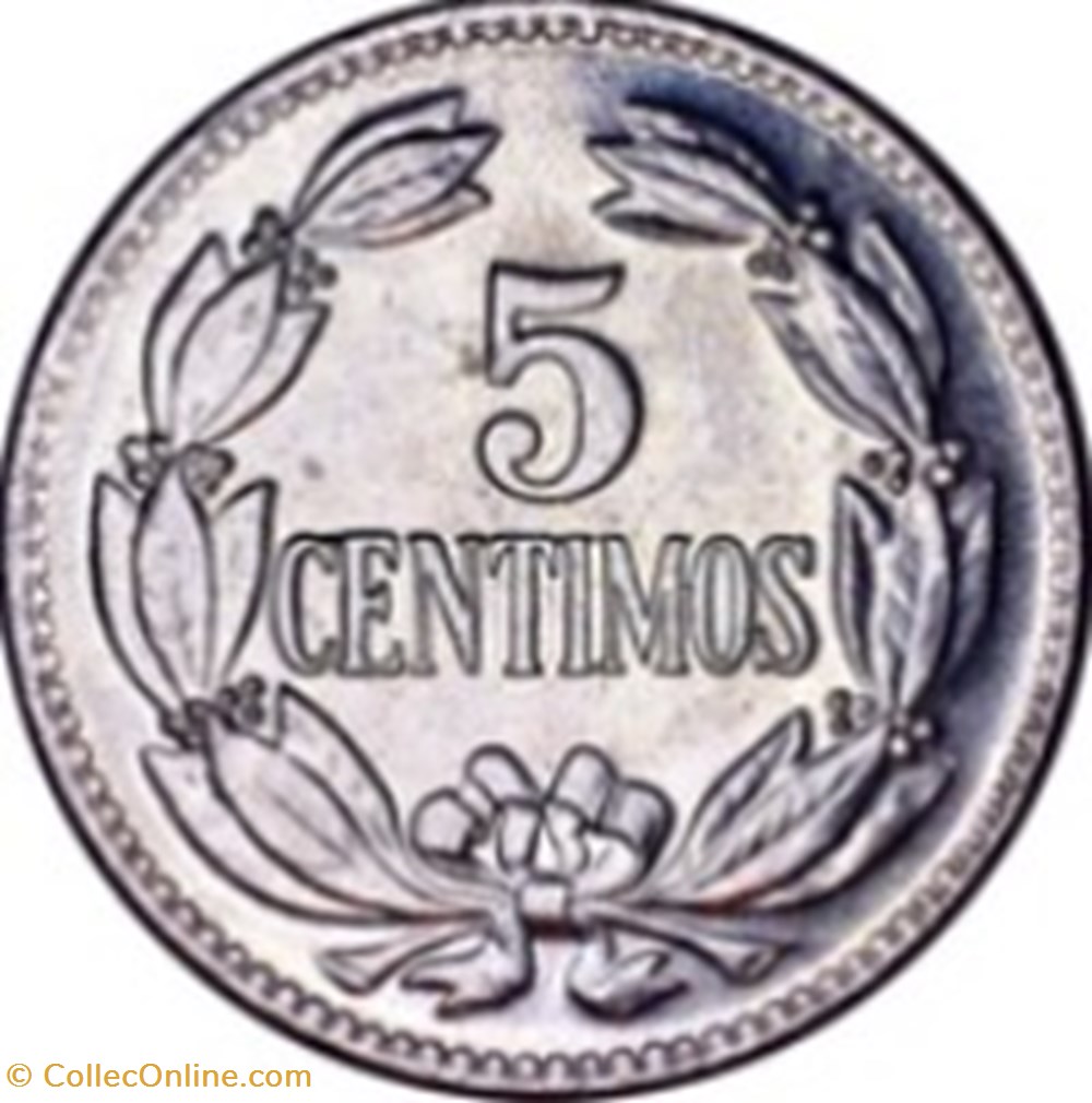 monnaies monde 5 centimos venezuela 1965