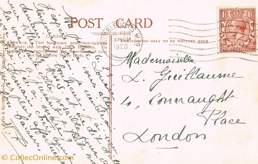 Angleterre-London-Aldwyeh cartes postales angleterre london aldwyeh