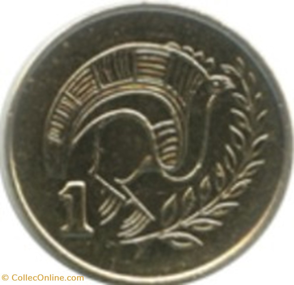 1 cent Chypre 1992 monnaies monde 1 cent chypre 1992