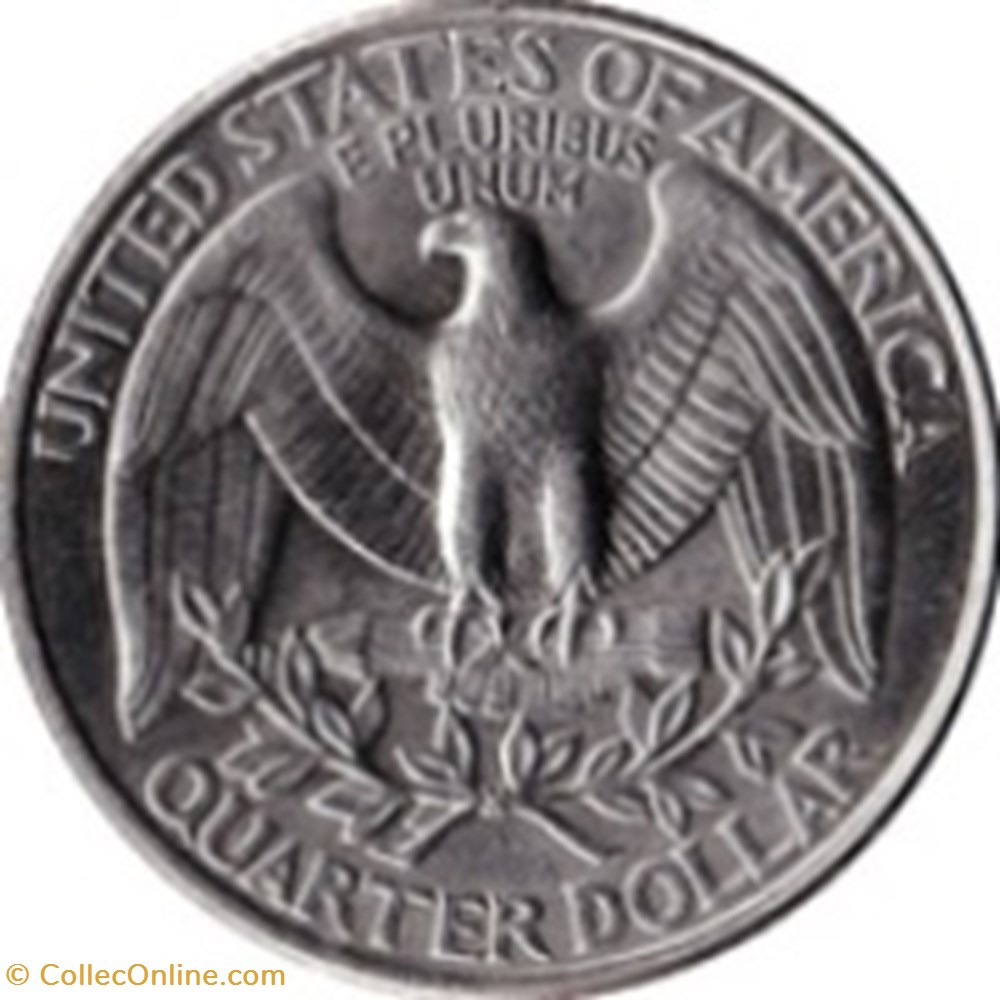 Etats Unis-¼ dollar "Washington Quarter" 1989 D monnaies monde etats unis dollar washington quarter 1989 d