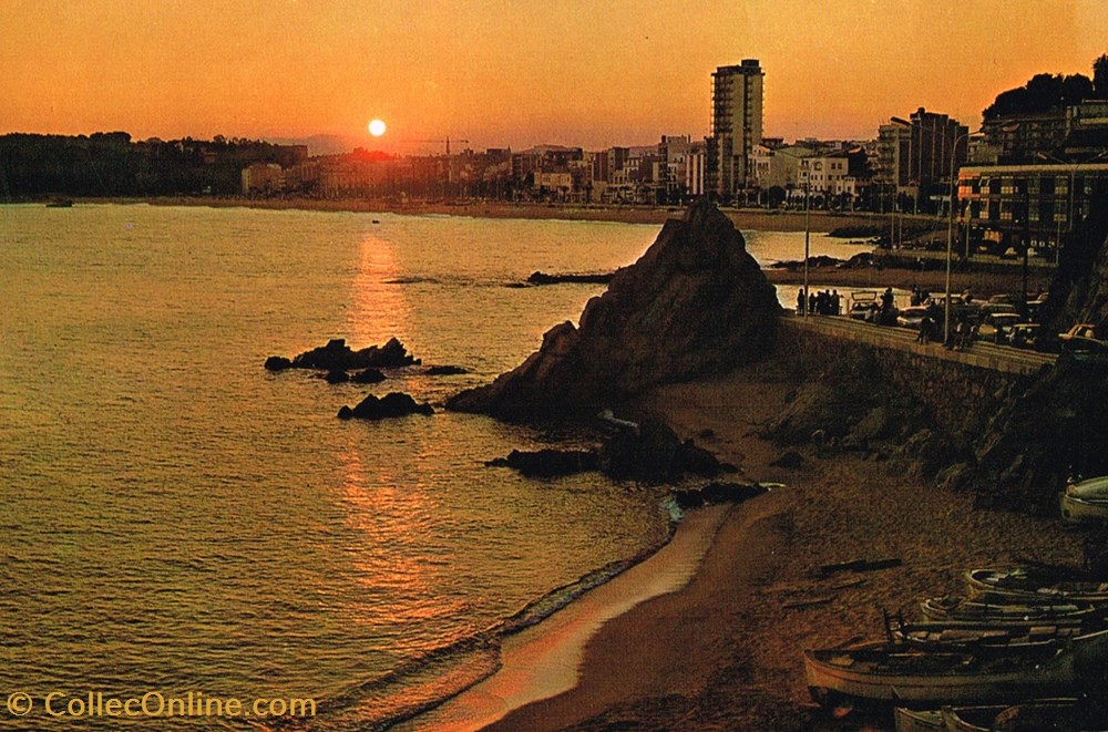 cartes postales espagne costa brava loret del mar