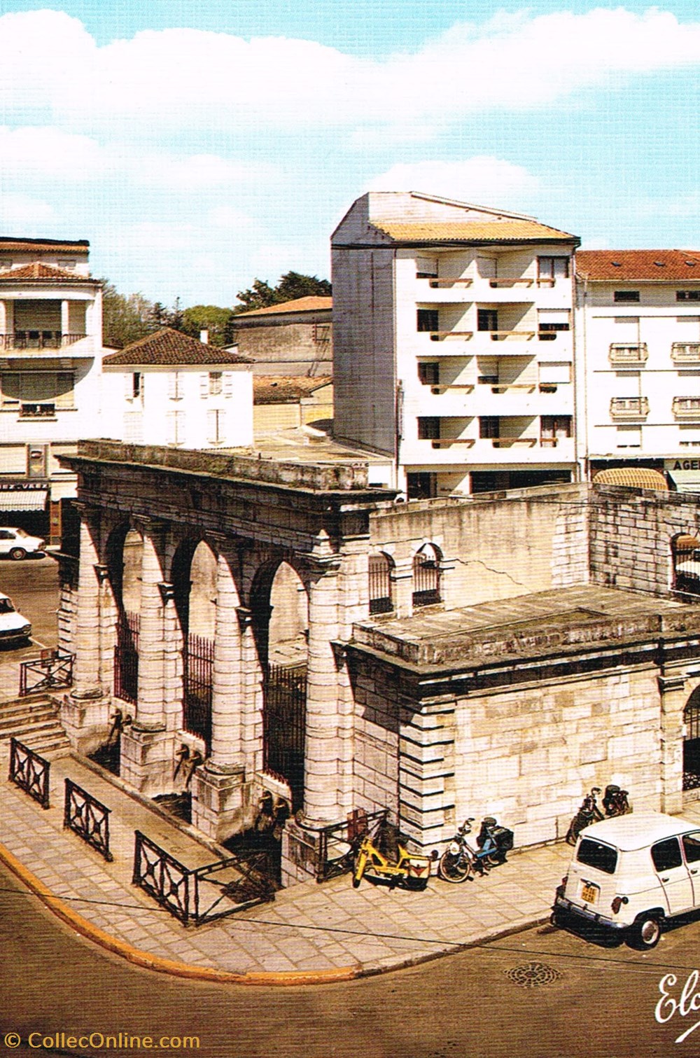 cartes postales france landes dax la fontaine chaude