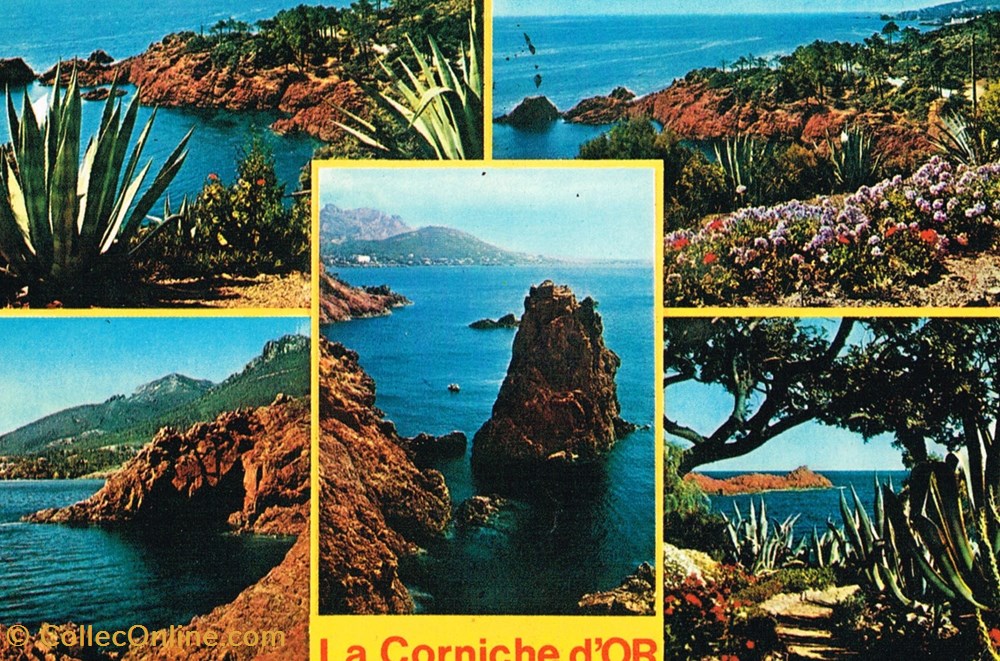 cartes postales france var cote azur la corniche or