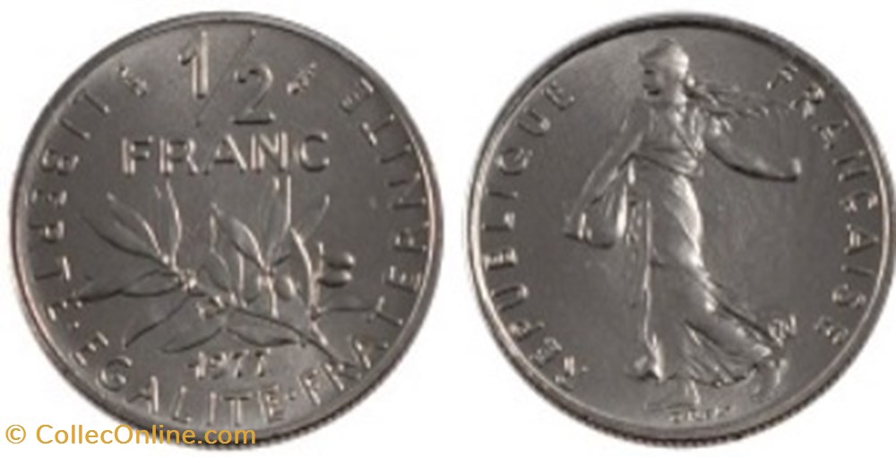 1/2 Franc Semeuse 1968 monnaies 1 2 franc semeuse 1968