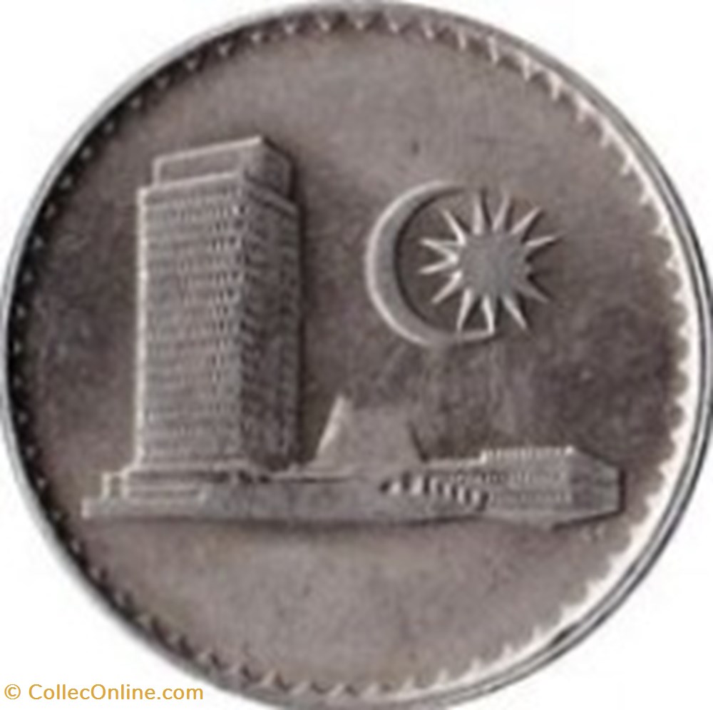10 sen Agong Malaisie 1980 monnaies monde 10 sen agong malaisie 1980