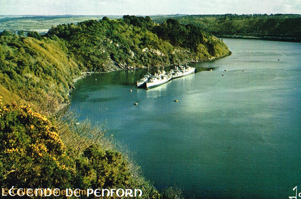 cartes postales france finistere landevennec