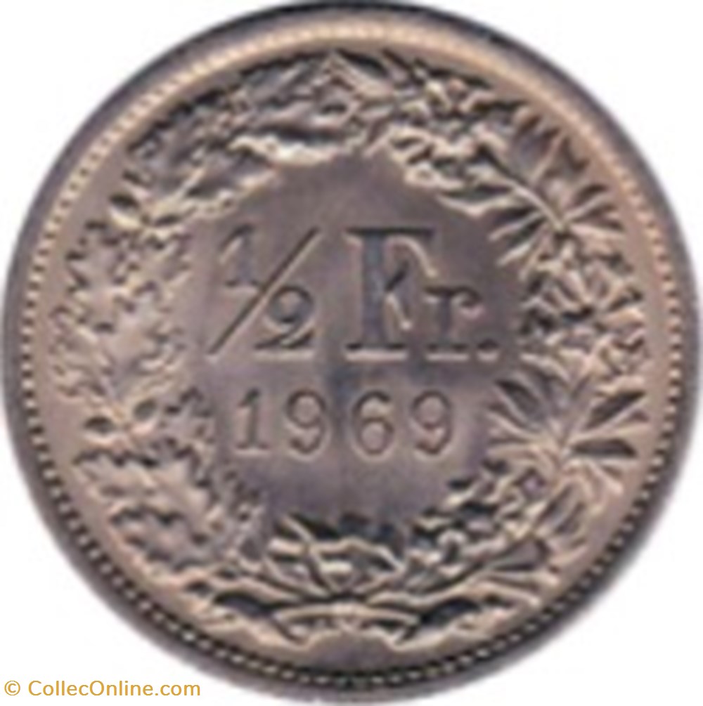 1/2 Franc Suisse 1979 monnaies monde 1 2 franc suisse 1979