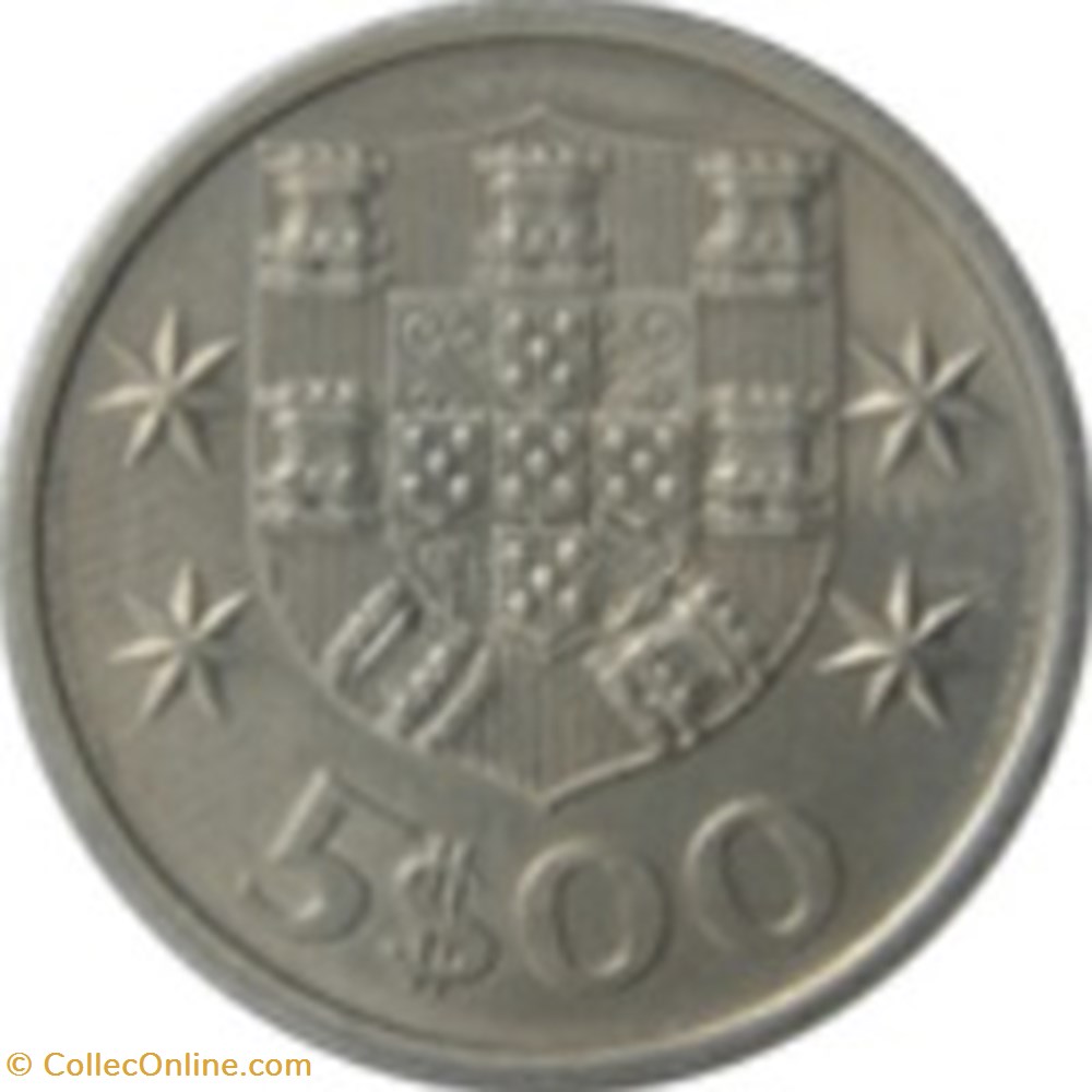 5 Escudos Portugal 1984 monnaies monde 5 escudos portugal 1984