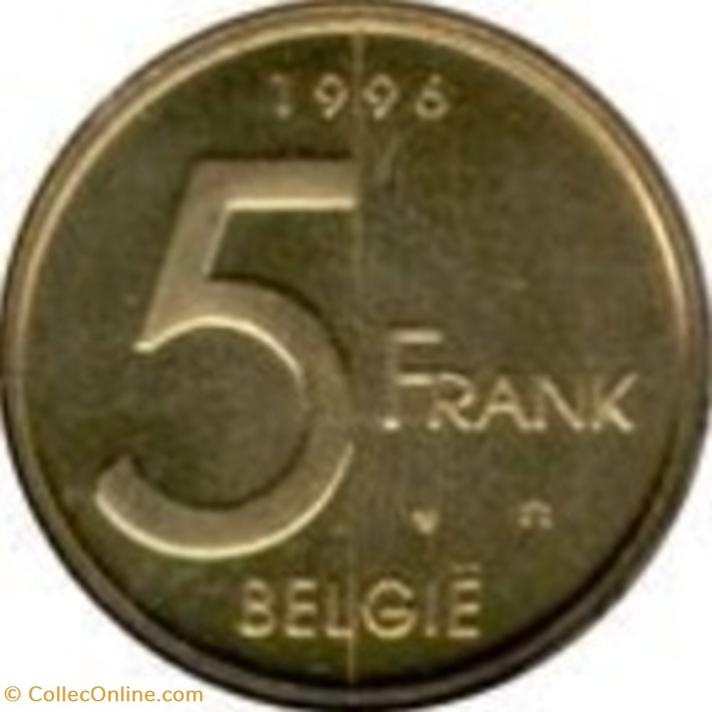 5 Francs Belgique (néerlandais) 1994 monnaies monde 5 francs belgique neerlandais 1994