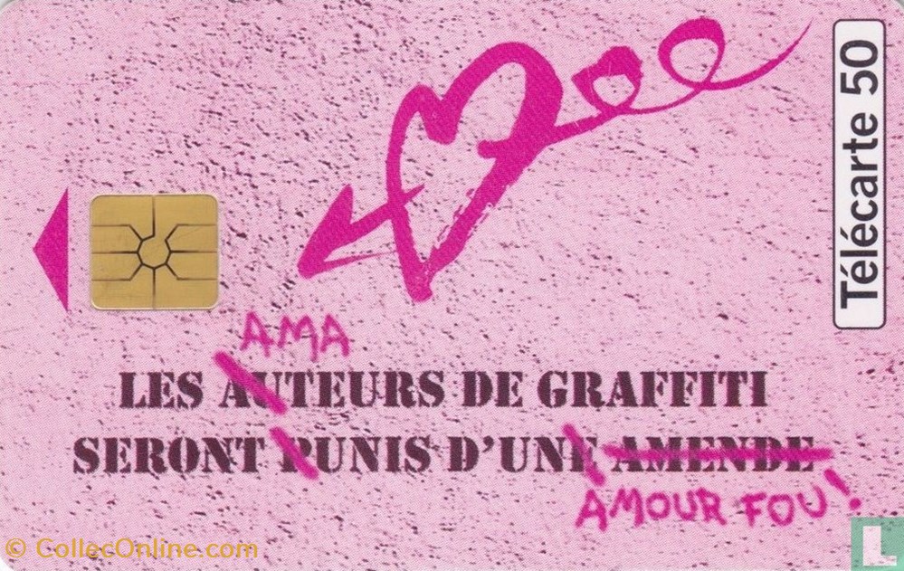 divers telecartes cartes telephoniques france naf naf graffiti gemplus 01 2