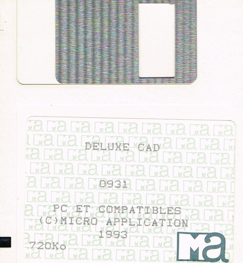 Micro application Deluxe CAD informatique logiciels micro application deluxe cad