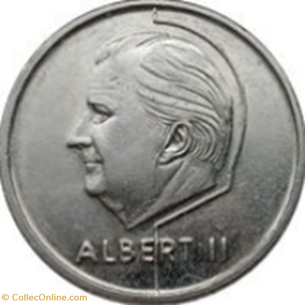 monnaies monde 50 francs neerlandais belgique 2000