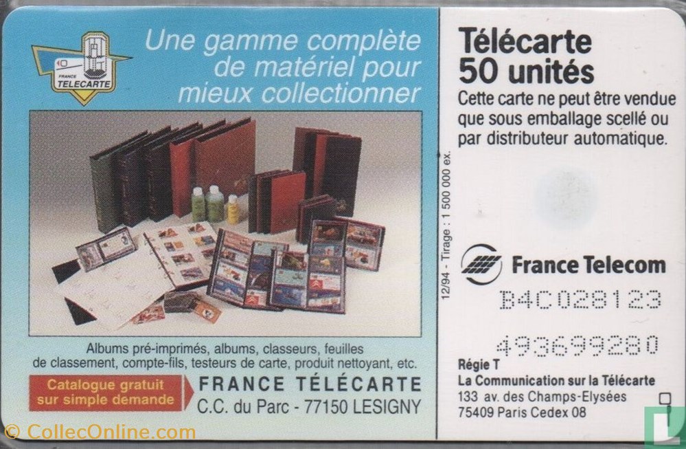 France- La Cote en poche- Gemplus 01.1 (1988) divers telecartes cartes telephoniques france la cote en poche gemplus 01 1 1988