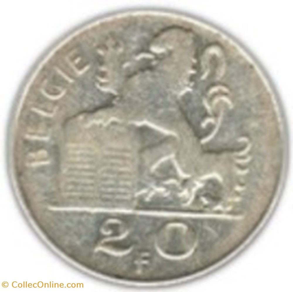 20 Francs Belgique 1949 monnaies monde 20 francs belgique 1949