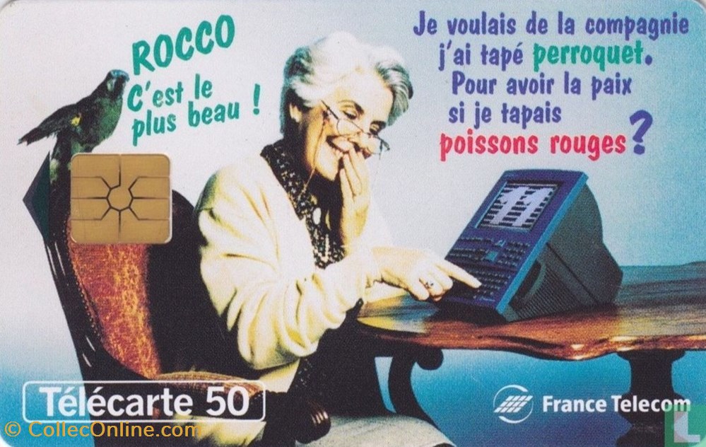 France- Rocco- Gemplus 01.2 divers telecartes cartes telephoniques france rocco gemplus 01 2