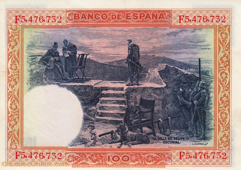 Espagne-5 pesetas 1925 billets espagne 5 pesetas 1925