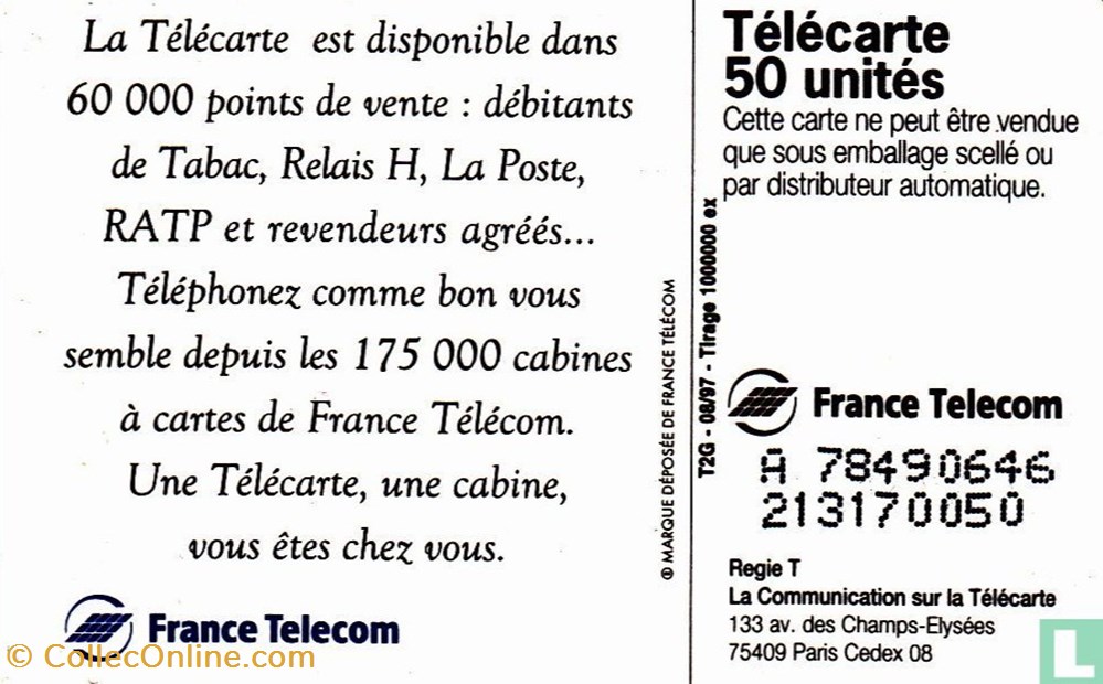 France- La Télécarte- Solaïque 03 (1990) divers telecartes cartes telephoniques france la telecarte solaique 03 1990