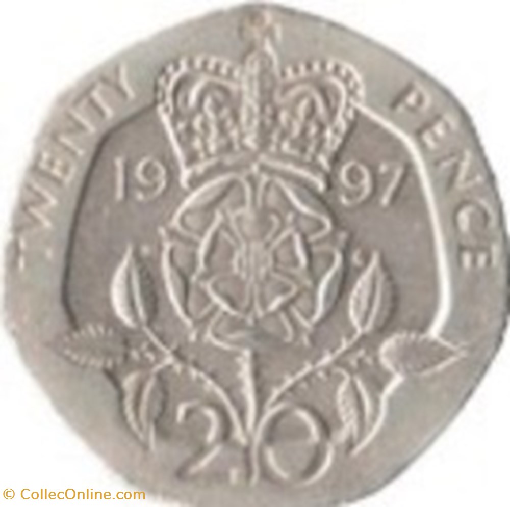 20 Pence Angleterre Elizabeth II 1993 monnaies monde royaume uni 20 pence angleterre elizabeth ii 1993