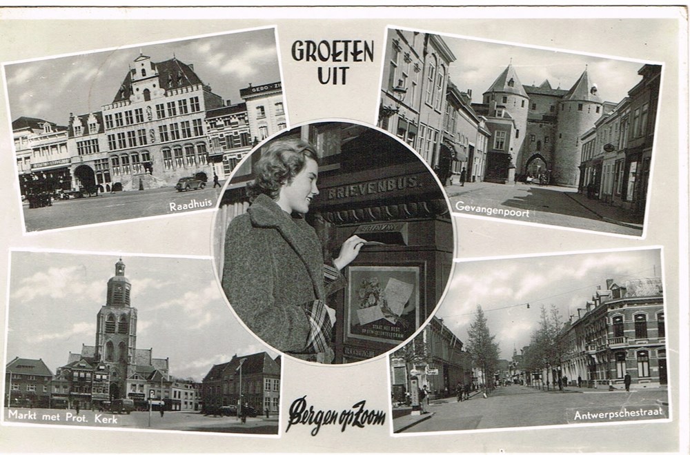 cartes postales pays bas bergen