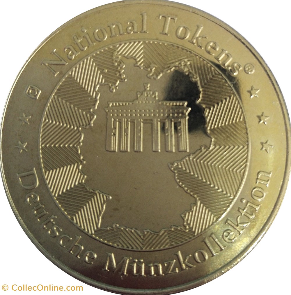 Allemagne-Jeton touristique - National Tokens - Köln - Cologne Cathédrale monnaies paranumismatique jetons poids allemagne jeton touristique national tokens koln cologne cathedrale