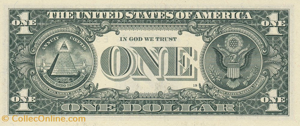 Etats unis-1 dollar 1974-L billets etats unis 1 dollar 1974 l