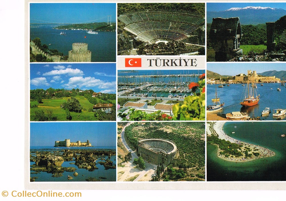 cartes postales turquie site et ville