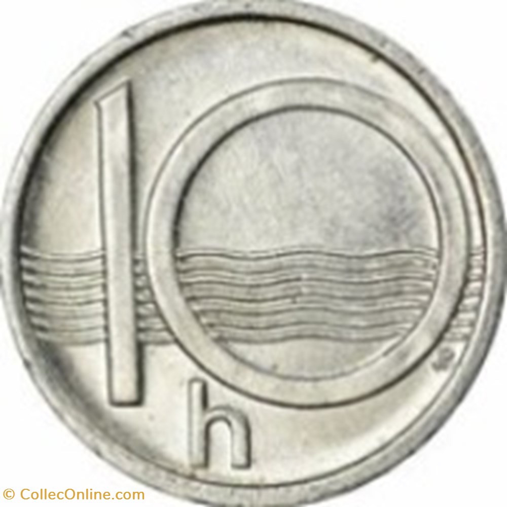 10 haléřů Tchécoslovaquie 1993 monnaies monde 10 haleru tchecoslovaquie 1993