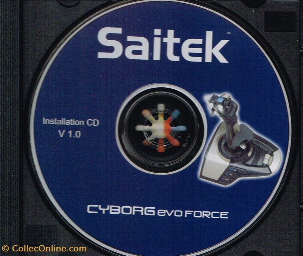 Saitek V1.0 Cyborg Evo Force informatique logiciels saitek v1 0 cyborg evo force