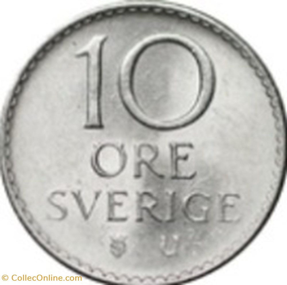 10 öre Gustaf VI Adolf Suède 1968 monnaies monde 10 ore gustaf vi adolf suede 1968